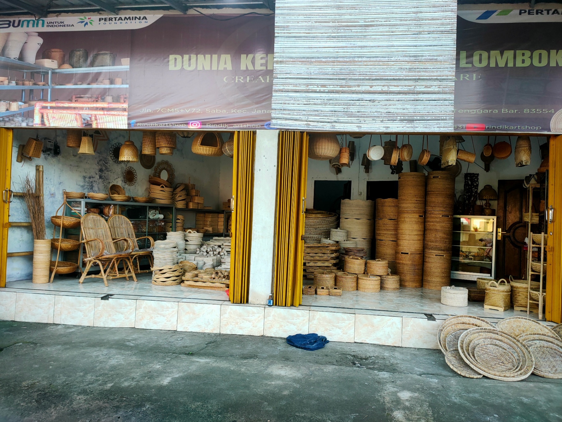 Tampak depan Rindik Art Shop