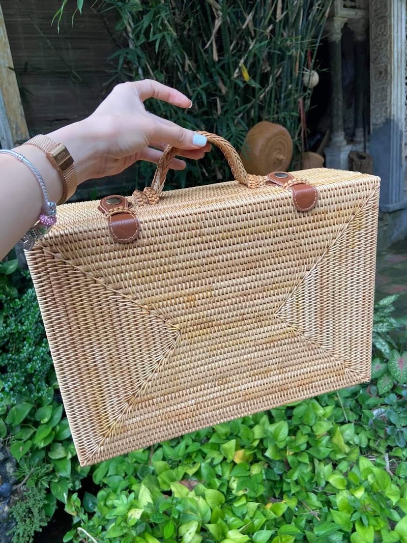 Tas Jinjing Rotan Persegi