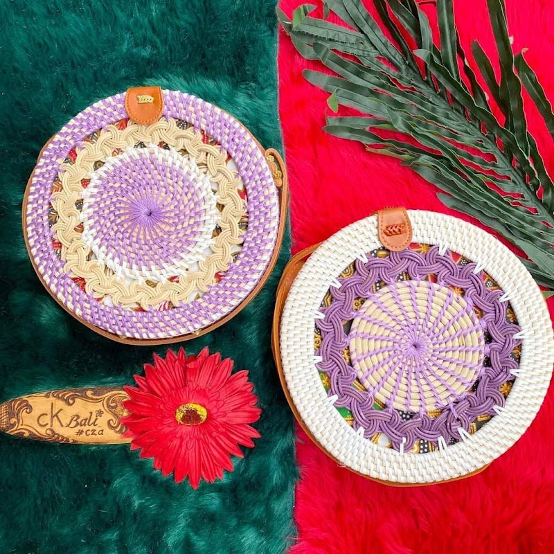 Tas Bundar Mandala Lilac
